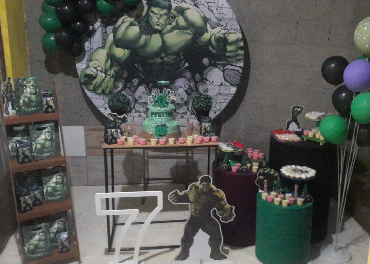 Kit Especial - Hulk - Bonequinha Preta Festas