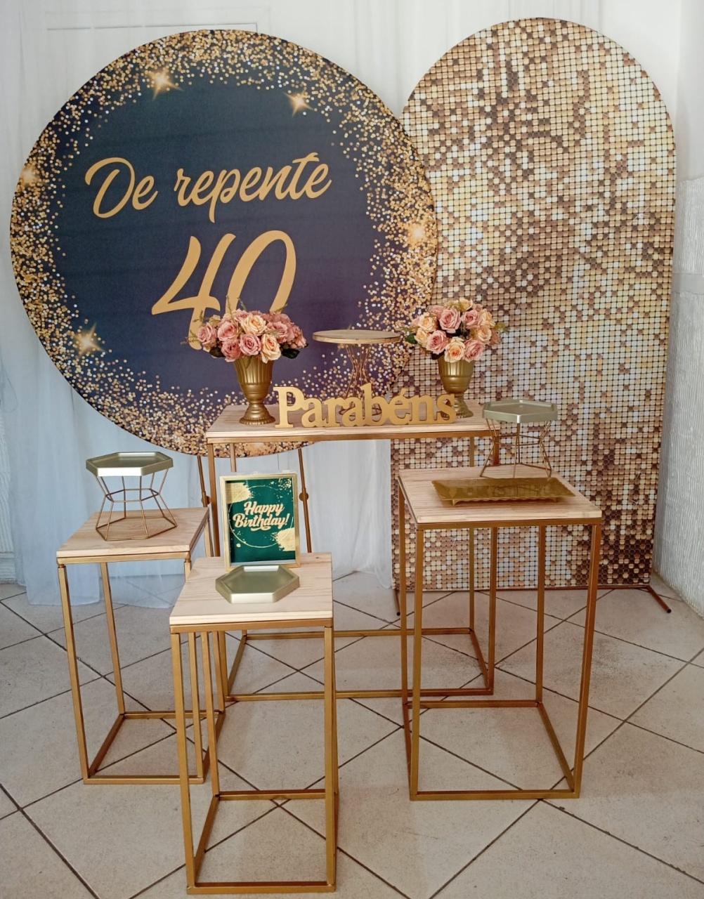 Kit Premium - de Repente 40 - Bonequinha Preta Festas