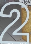 Número 2 de Mdf 60Cm - imagem 2