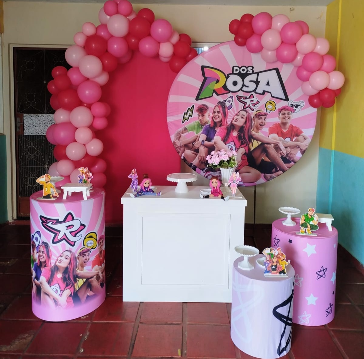 Kit Luxo - dos Rosa - Bonequinha Preta Festas