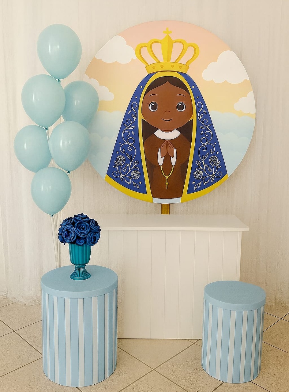 Kit Especial - Nossa Senhora Aparecida - Bonequinha Preta Festas