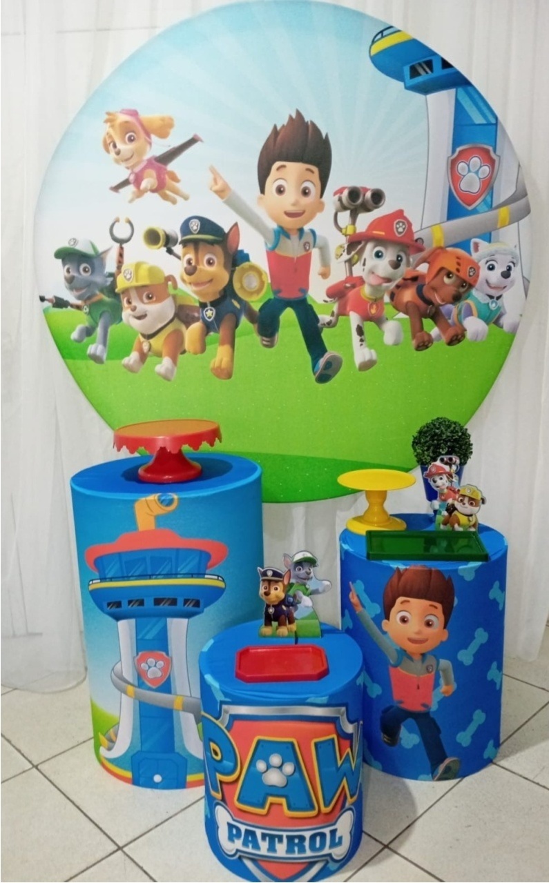 Kit Completo - Patrulha Canina - Bonequinha Preta Festas