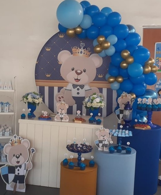 Kit Especial - Ursinho Príncipe - Bonequinha Preta Festas