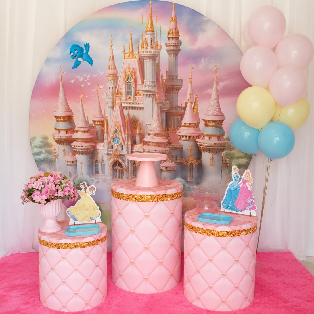Kit Básico - Castelo / Princesas - Bonequinha Preta Festas
