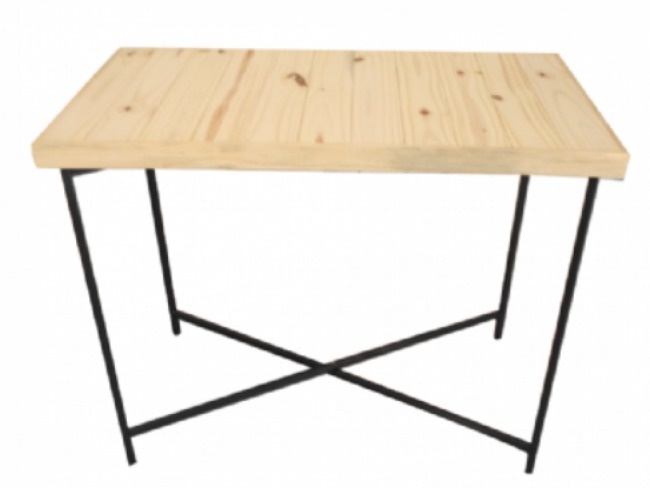 Jogo de Mesa de Ferro Elegance Com 4 - Preta - Bonequinha Preta Festas