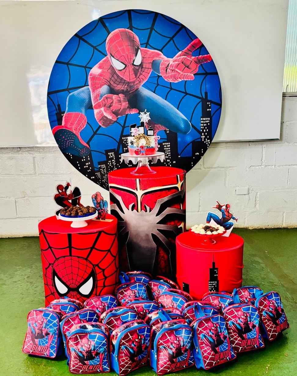 Kit Básico - Homem Aranha - Bonequinha Preta Festas