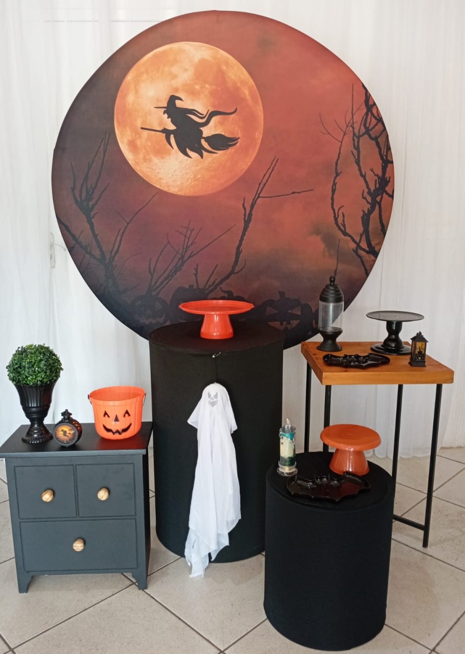 Kit Completo - Halloween - Bonequinha Preta Festas