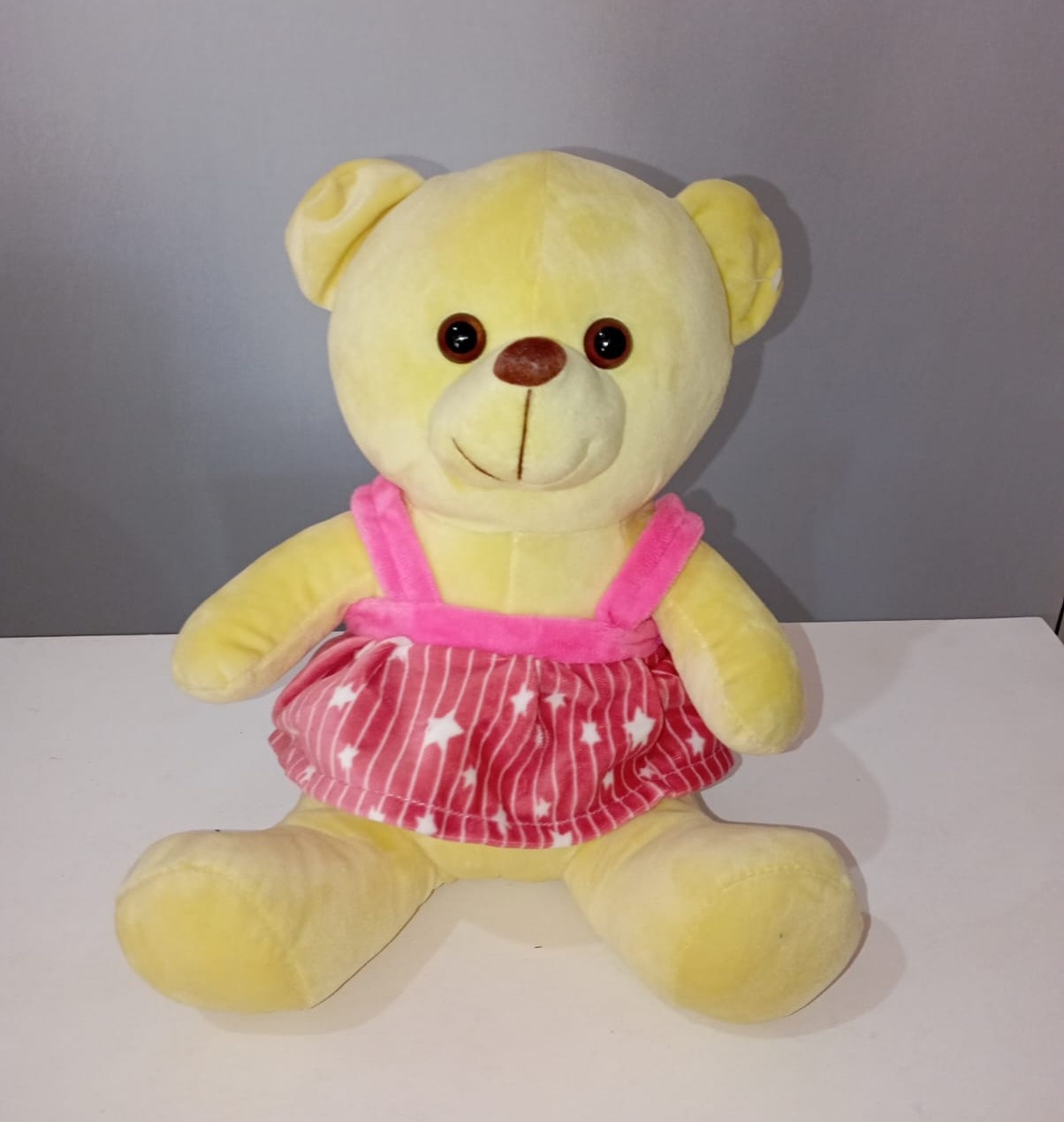 Urso de Pelúcia Menina Médio - Bonequinha Preta Festas