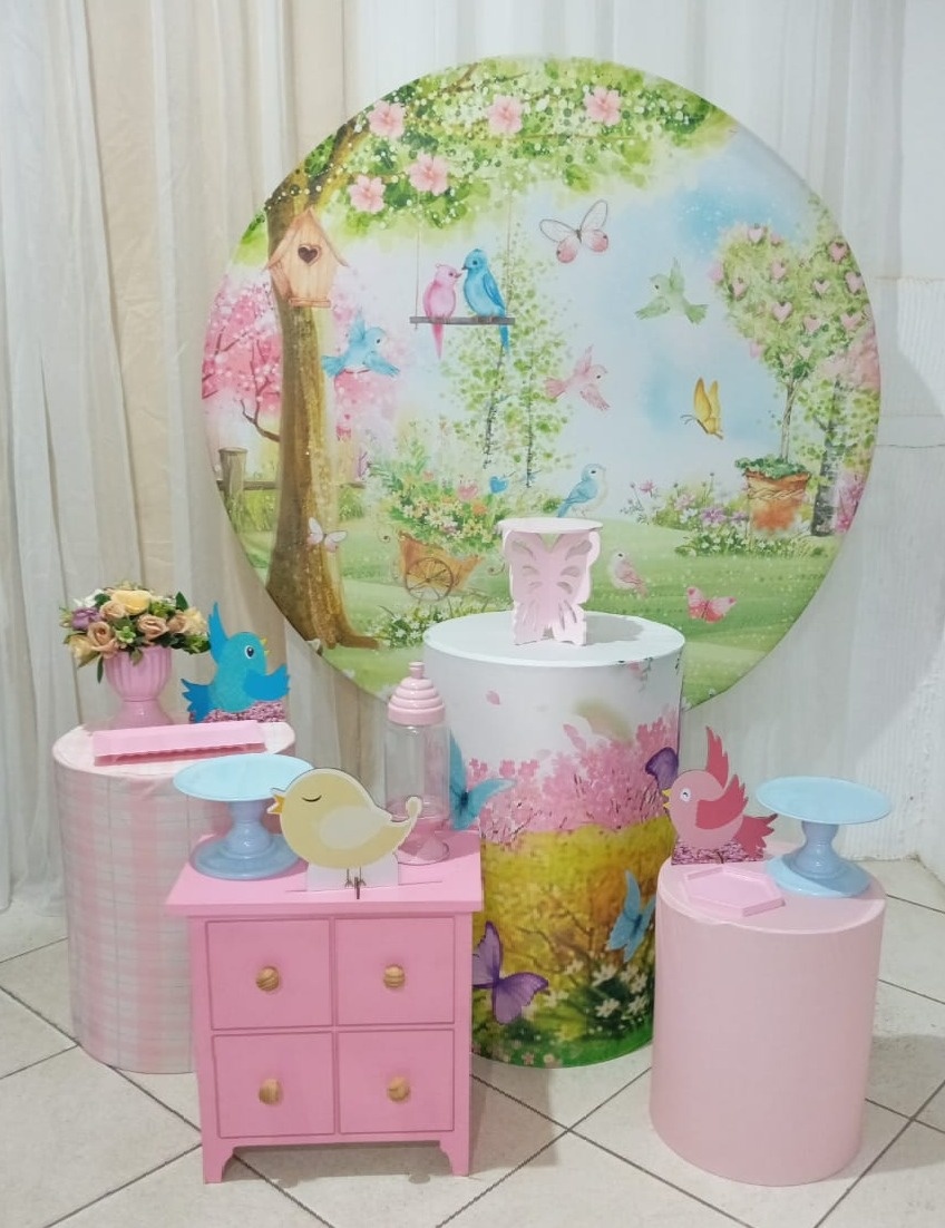 Kit Completo - Borboleta / Jardim Encantado - Bonequinha Preta Festas