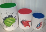 Trio de Capa Para Cilindro Vingadores - imagem 2