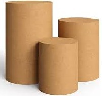 Trio de Cilindros Mdf Cru (Capas A Escolher) - Bonequinha Preta Festas