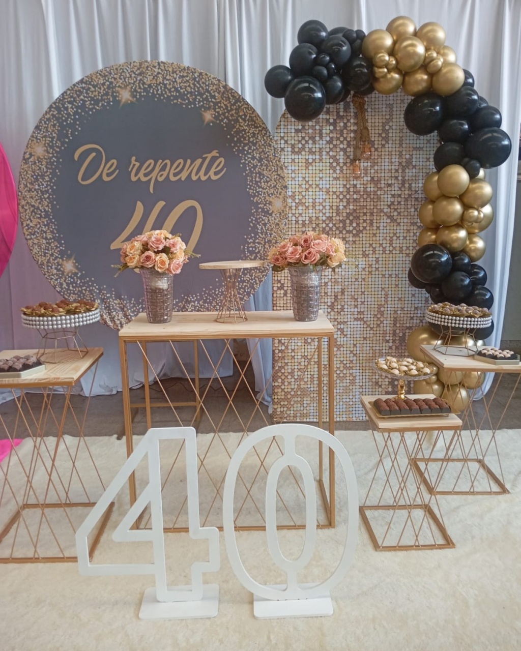 Kit Premium - de Repente 40 - Bonequinha Preta Festas