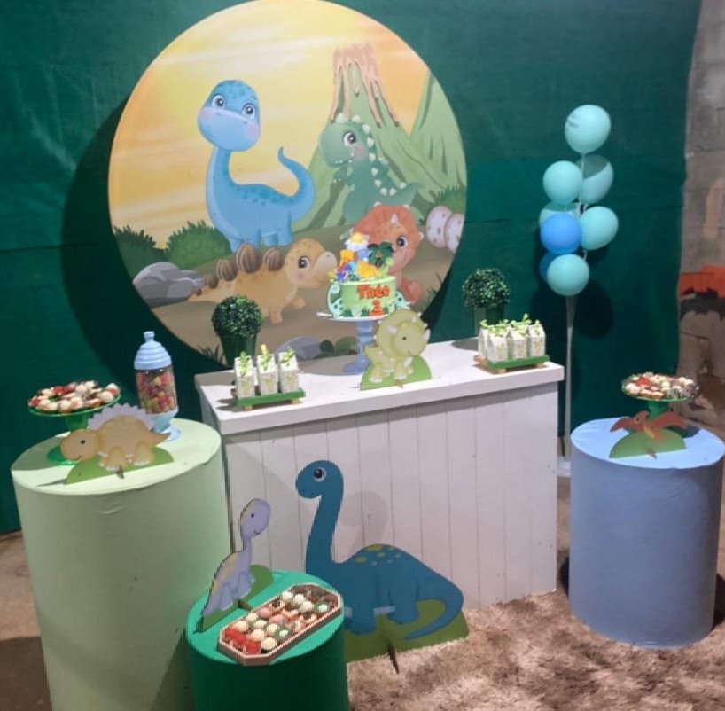 Kit Especial - Dino Baby - Bonequinha Preta Festas