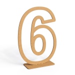 Número 6 de Mdf 60Cm - imagem 1