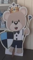 Display de Chão Ursinho - Bonequinha Preta Festas