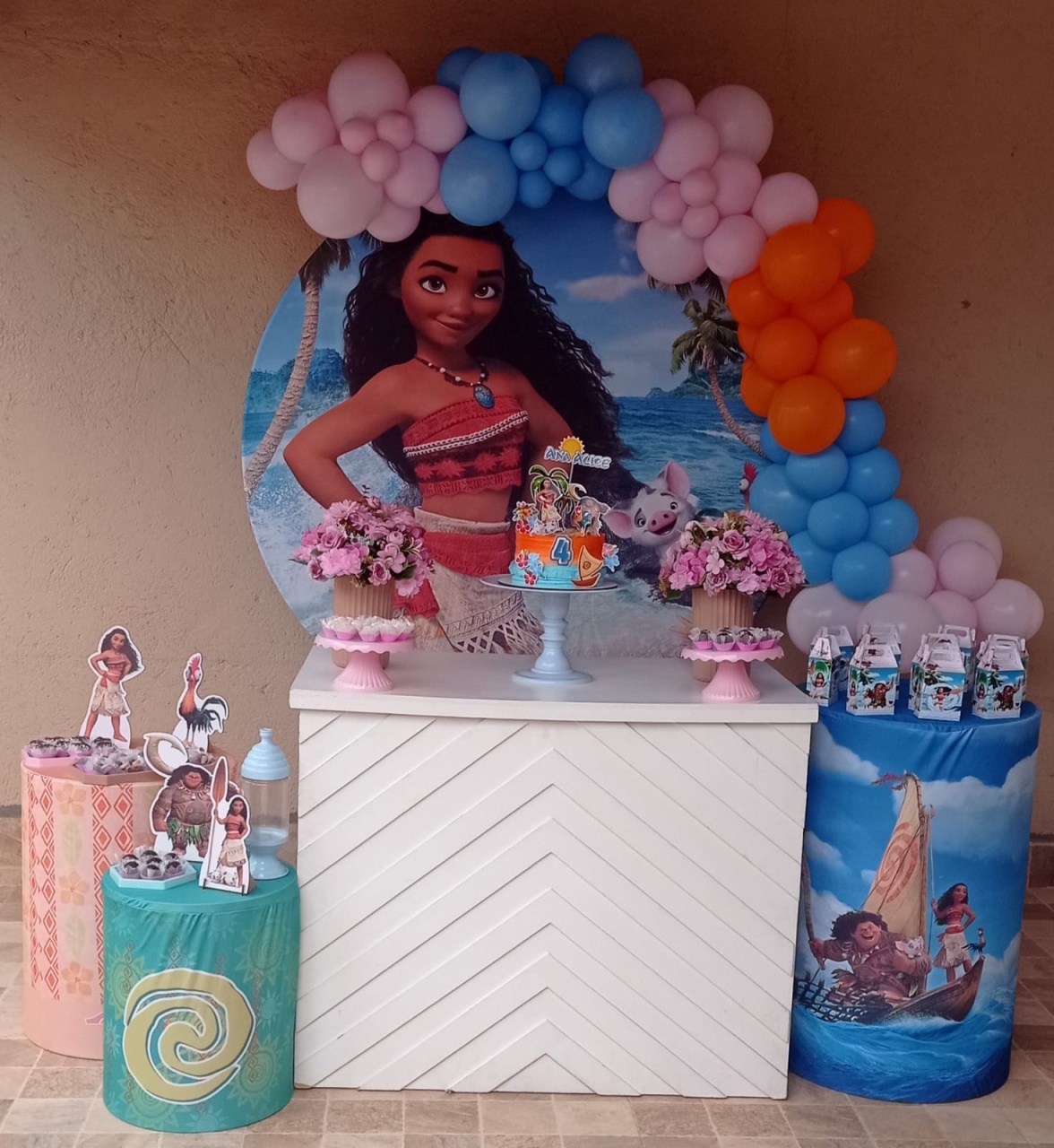 Kit Especial - Moana - Bonequinha Preta Festas