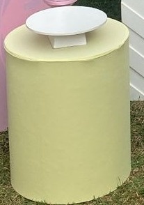 Capa Para Cilindro P - Amarelo Candy - Bonequinha Preta Festas