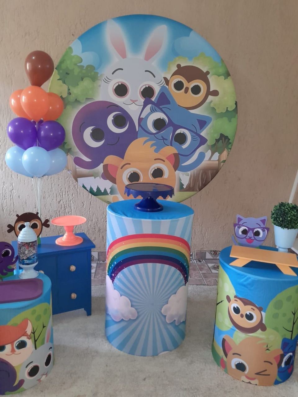 Kit Completo - Bolofofos - Bonequinha Preta Festas