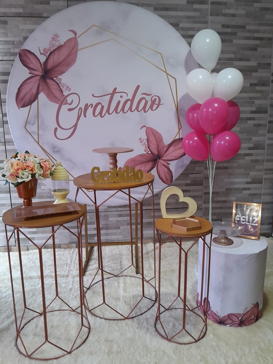 Kit Completo - Gratidão Cilindro de Ferro - Bonequinha Preta Festas
