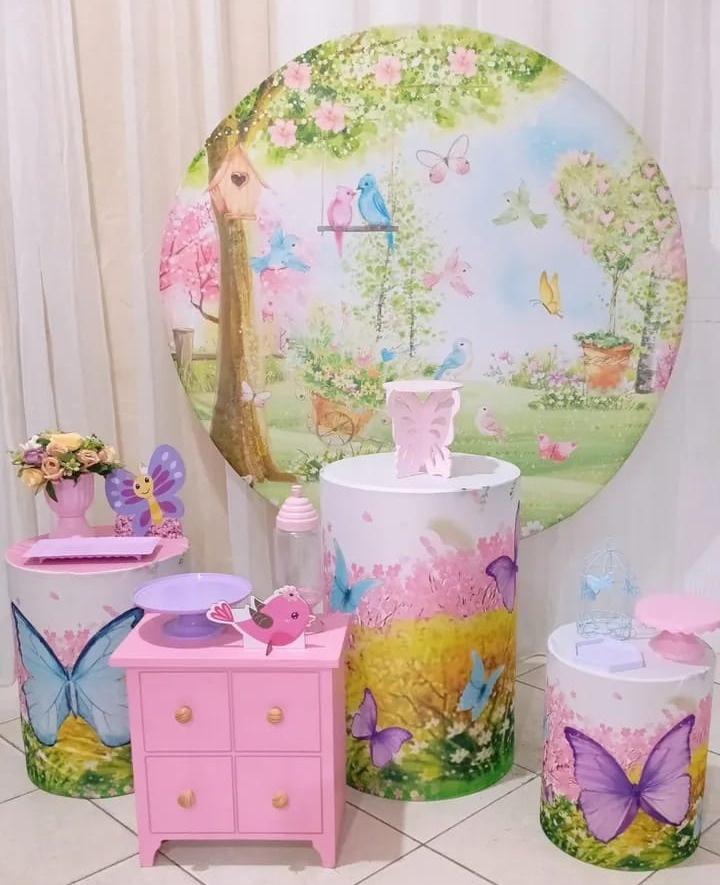 Kit Completo - Borboleta / Jardim Encantado - Bonequinha Preta Festas