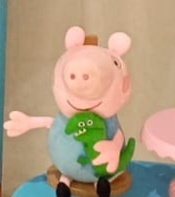 George Pig Pelucia - Bonequinha Preta Festas
