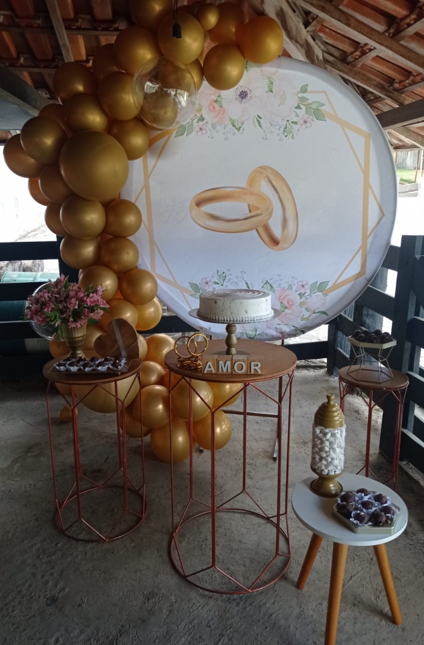 Kit Completo - Casamento / Noivado / Bodas - Bonequinha Preta Festas