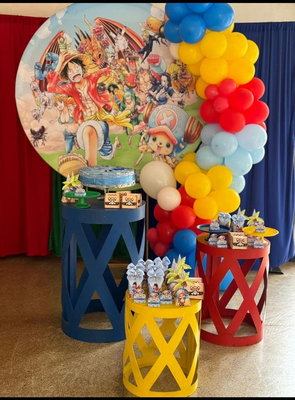 Kit Completo - One Piece - Bonequinha Preta Festas