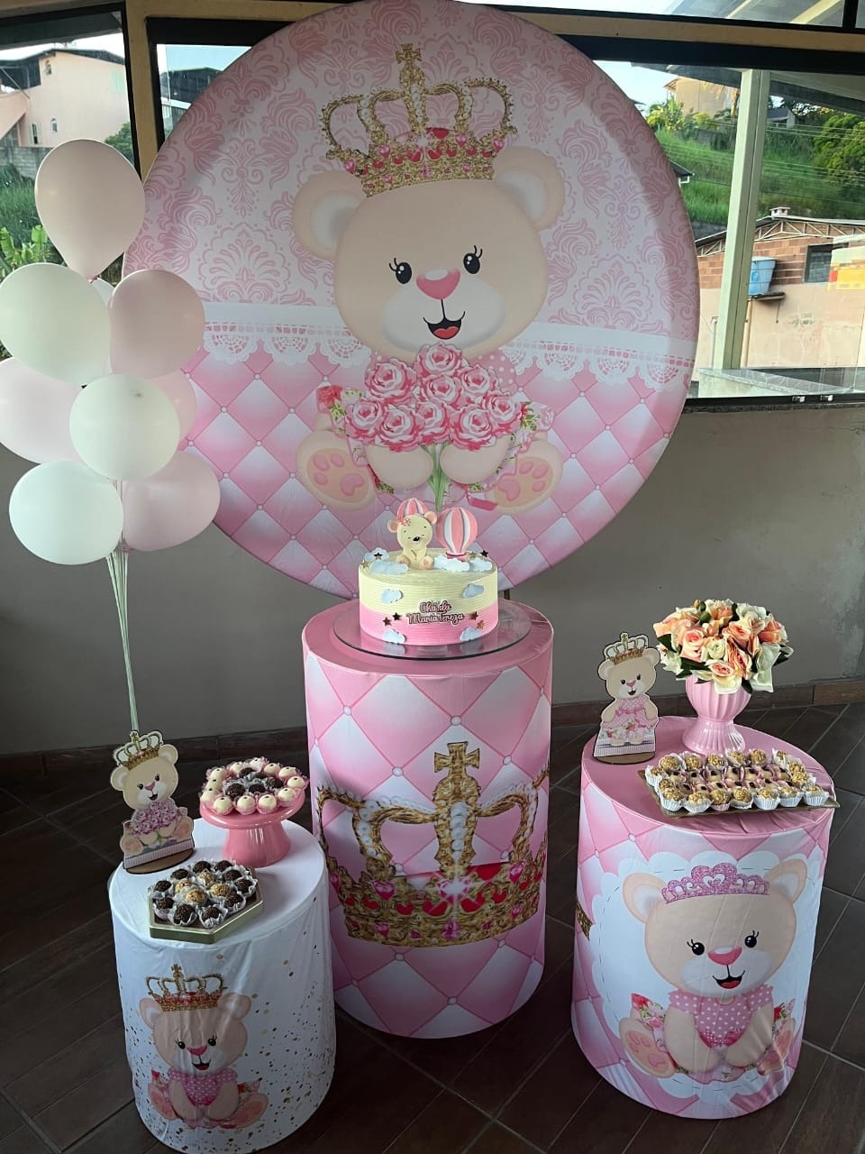 Kit Completo - Ursinha Princesa  - Bonequinha Preta Festas