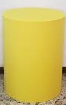 Capa Para Cilindro M - Amarelo Ouro - Bonequinha Preta Festas