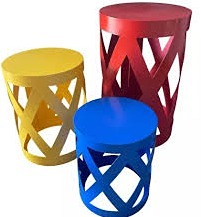 Trio de Cilindros Treliça - Bonequinha Preta Festas
