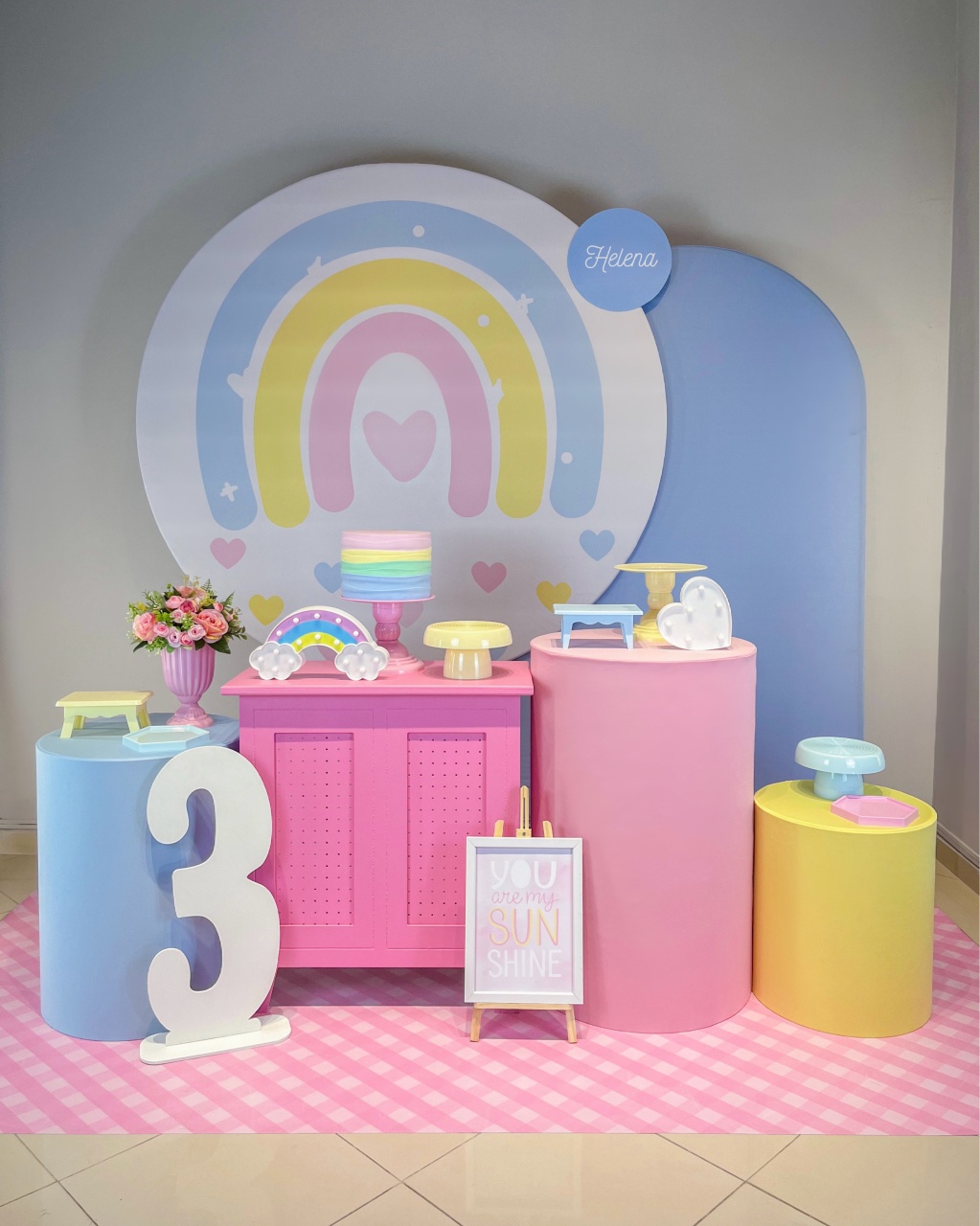Kit Arco Iris Candy 2 - Ouro - Bolando a Festa