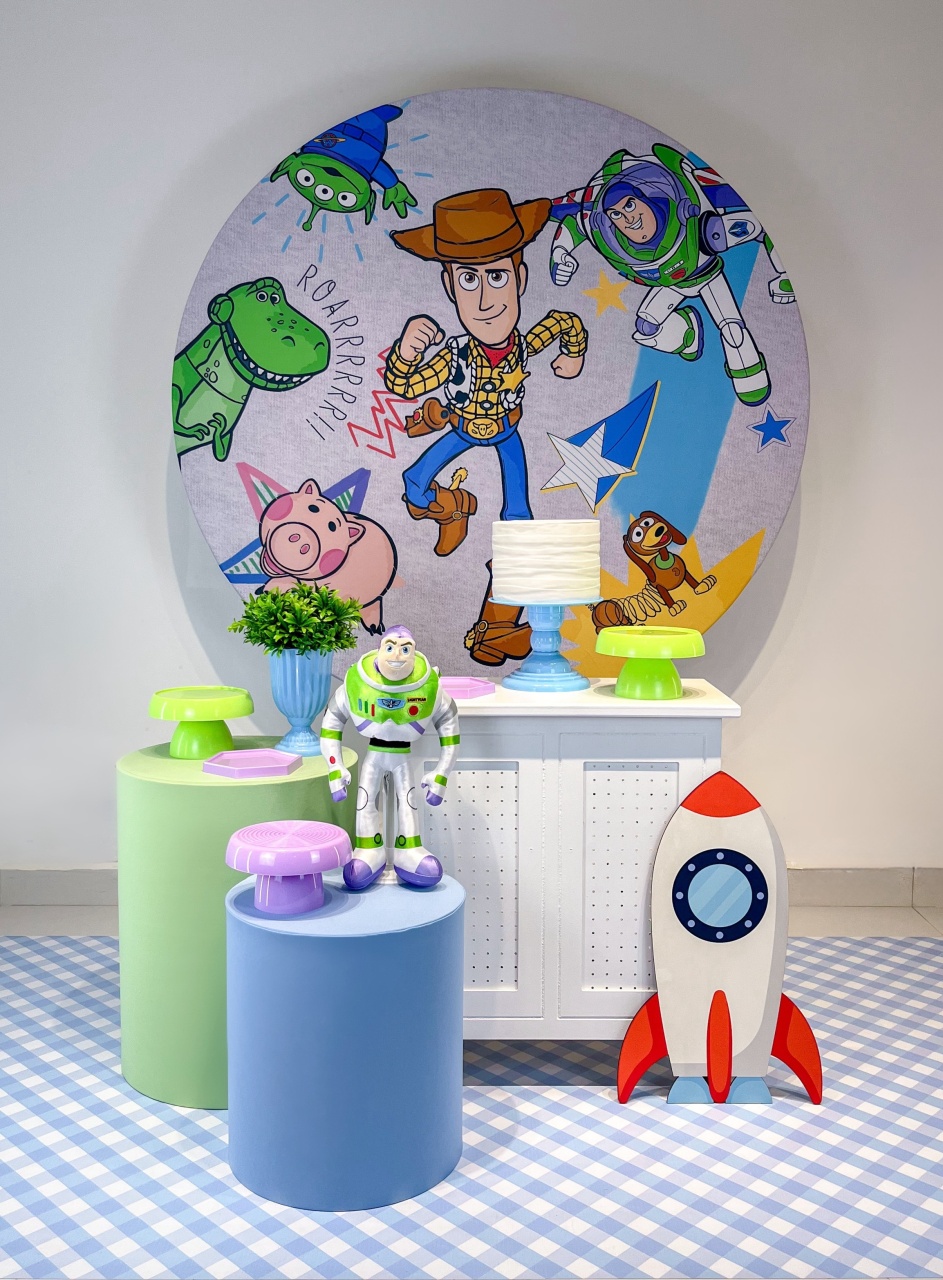 Kit Toy Story 2 - Prata - Bolando a Festa