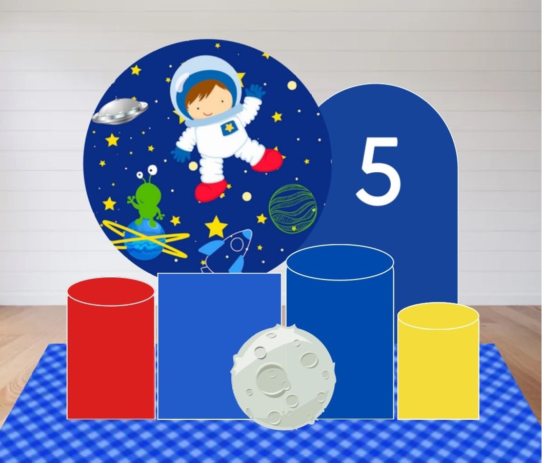 Kit Astronauta 1 - Ouro - Bolando a Festa
