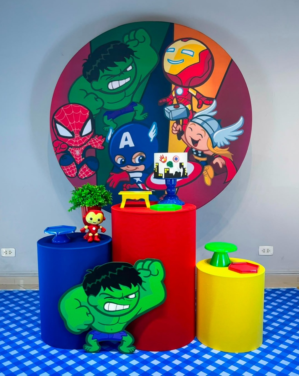 Kit Vingadores Baby - Bronze - Bolando a Festa