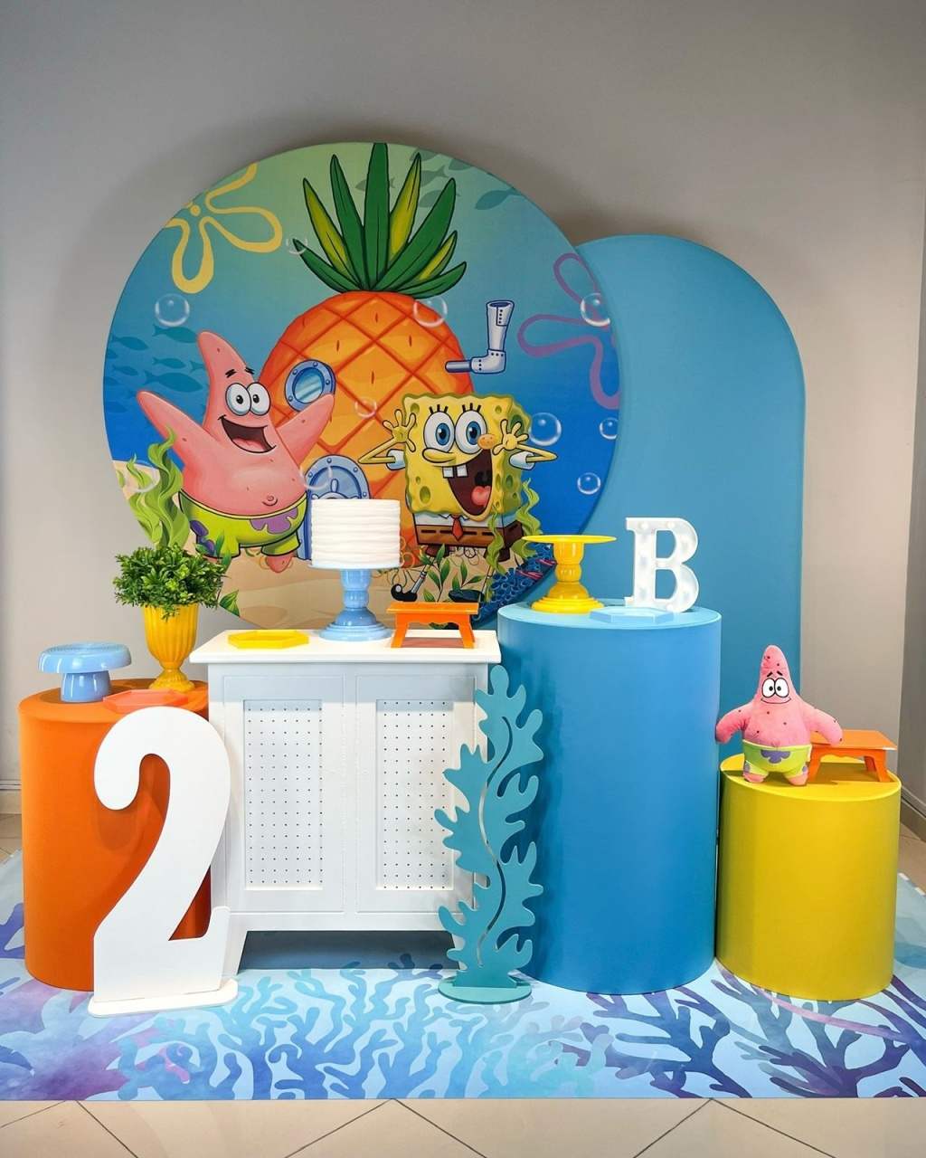 Kit Bob Esponja - Ouro - Bolando a Festa