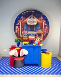 Kit Circo Azul - Prata - imagem 1