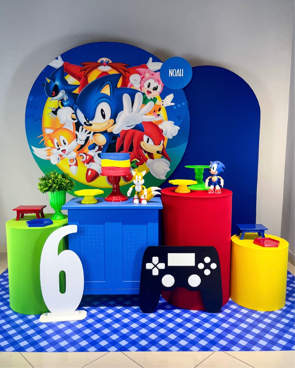 Kit Sonic - Ouro - Bolando a Festa