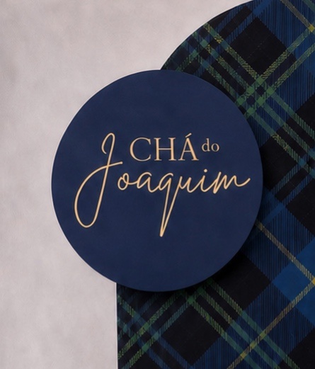 Chá de Bebê - Placa Personalizada 70Cm - Bolando a Festa