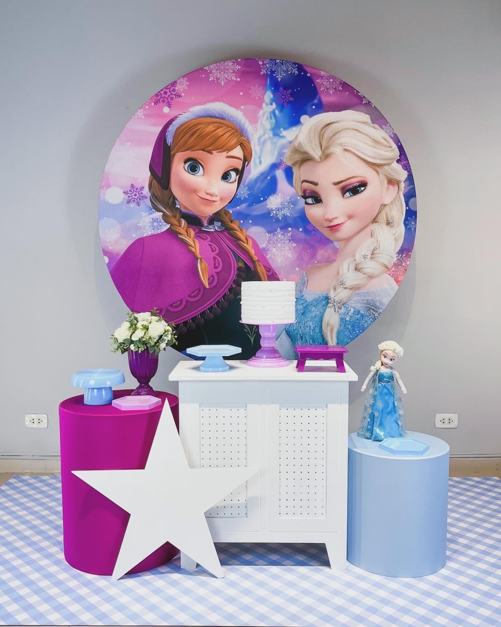 Kit Frozen - Prata - Bolando a Festa