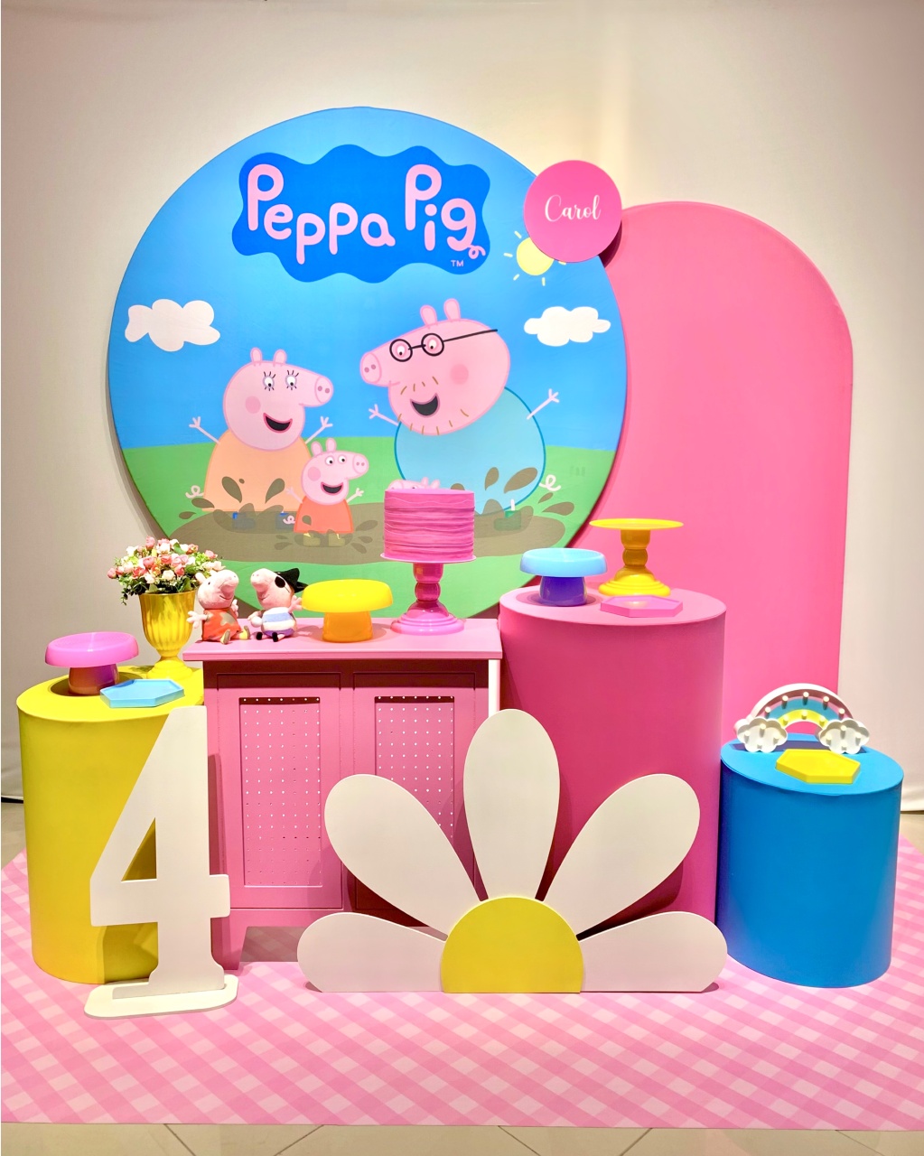 Kit Peppa Pig 1 - Ouro - Bolando a Festa