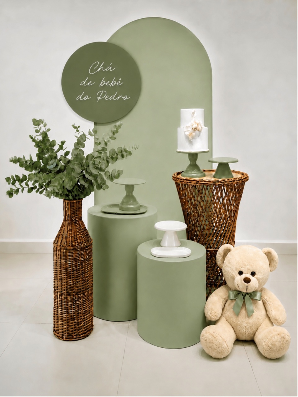 Kit Essencial - Urso Verde - Bolando a Festa