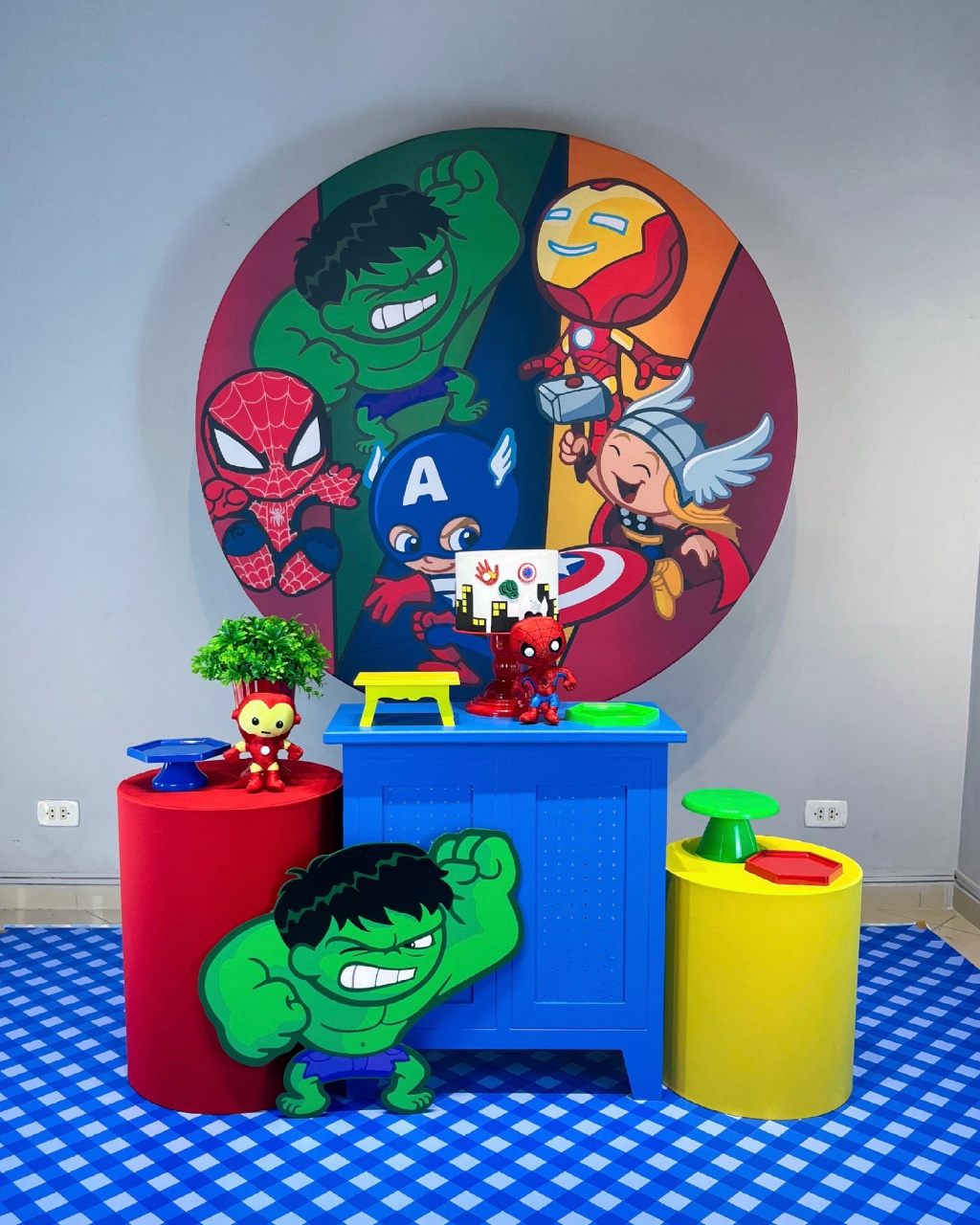 Kit Vingadores Baby - Prata - Bolando a Festa