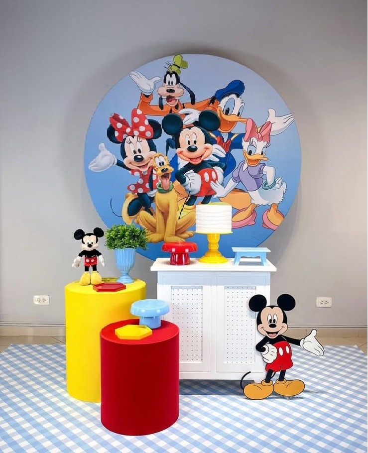 Kit Turma Do Mickey - Prata - Bolando a Festa