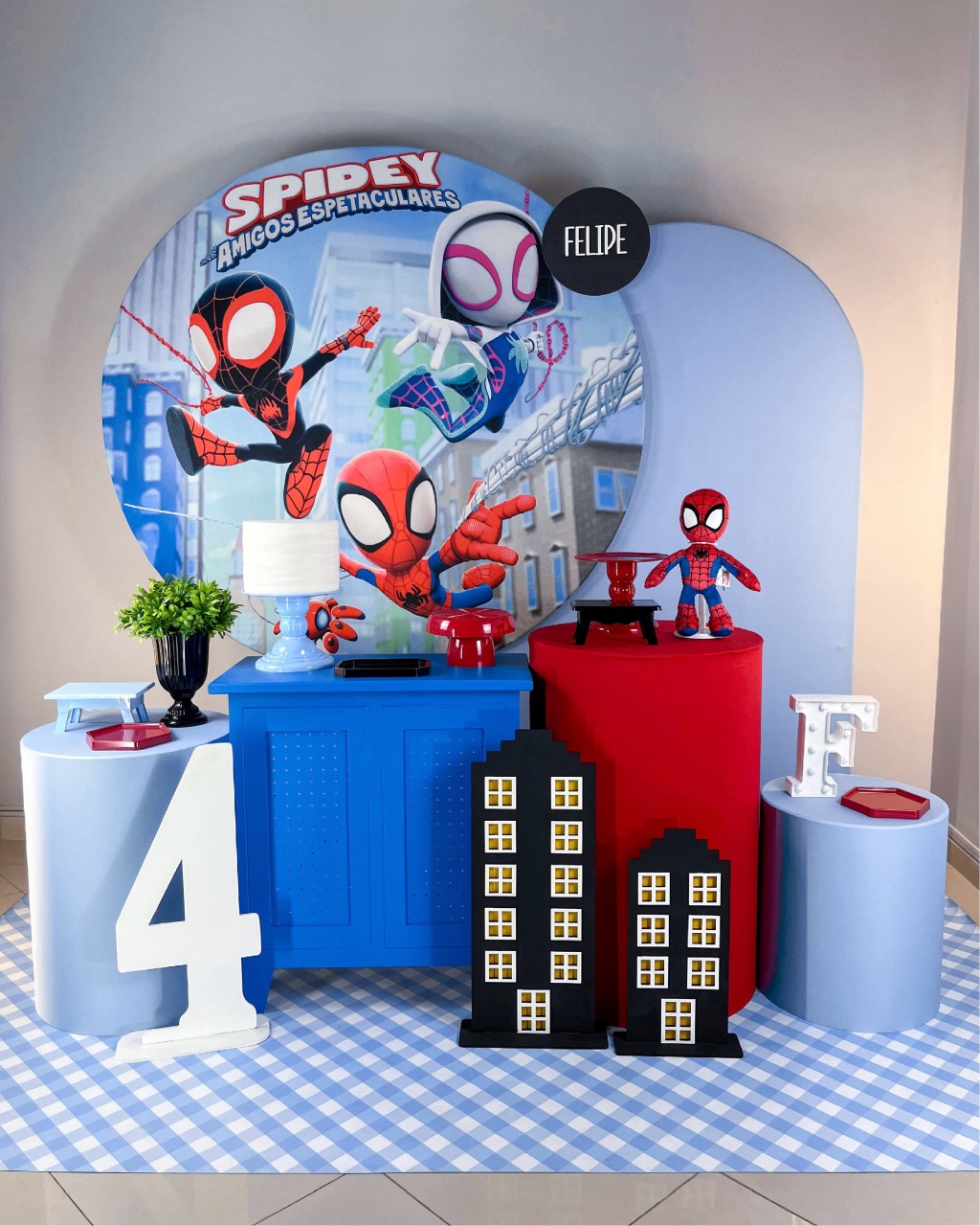 Kit Spidey - Ouro - Bolando a Festa