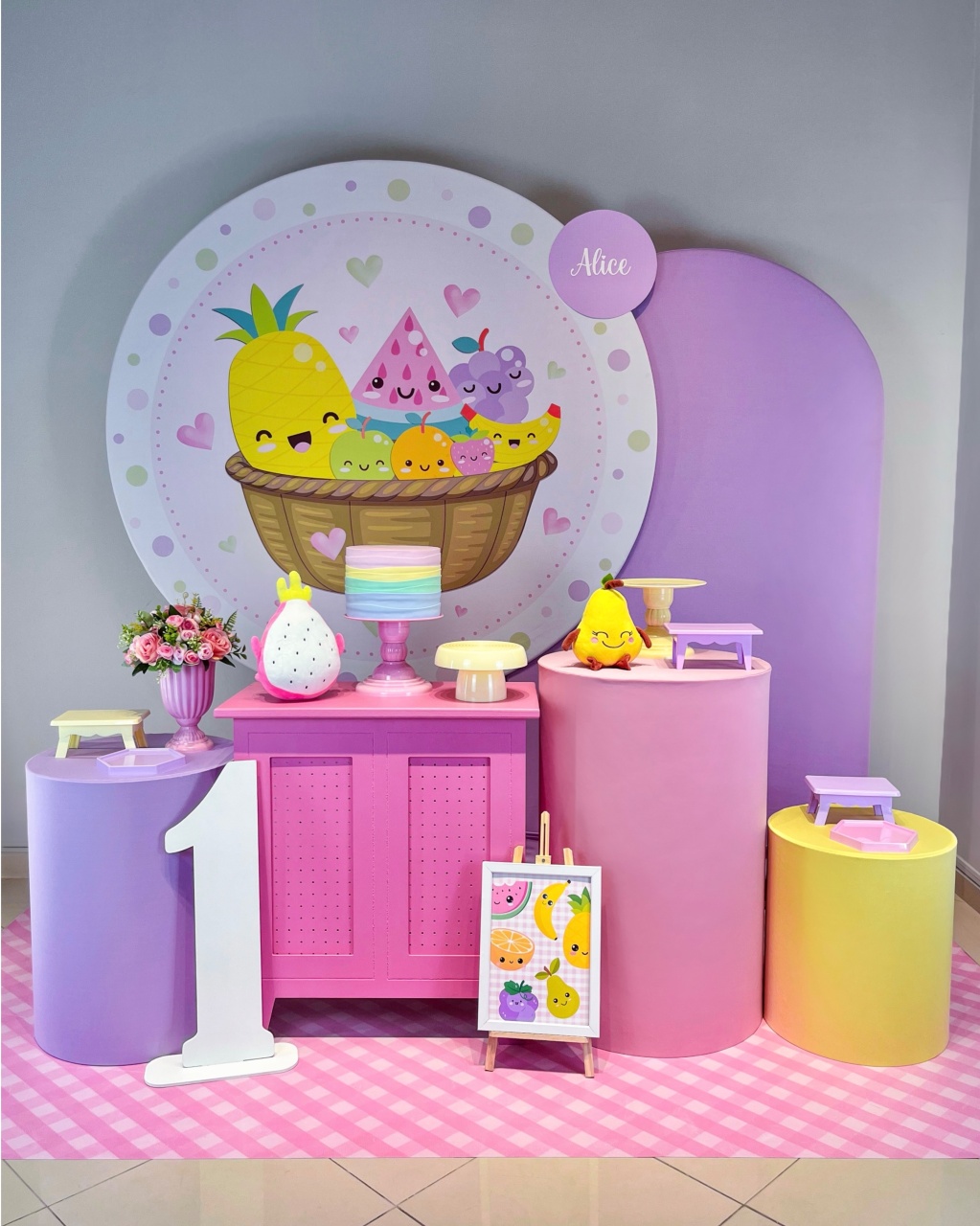 Kit Frutinhas - Ouro - Bolando a Festa