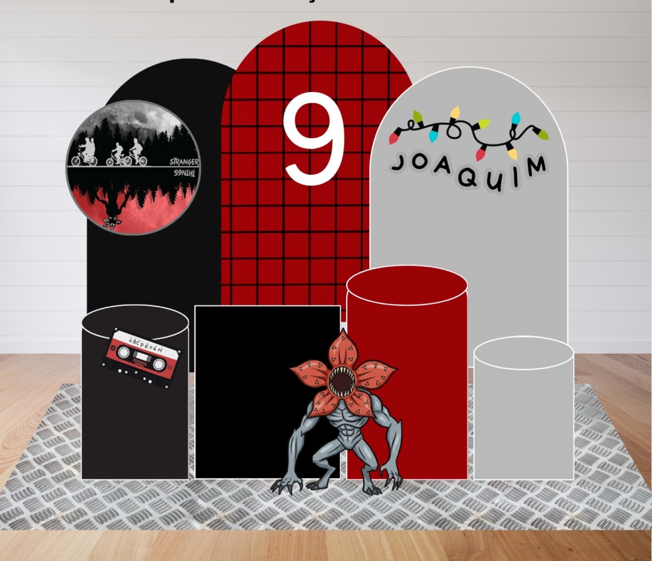 Kit Stranger Things - Premium - Bolando a Festa