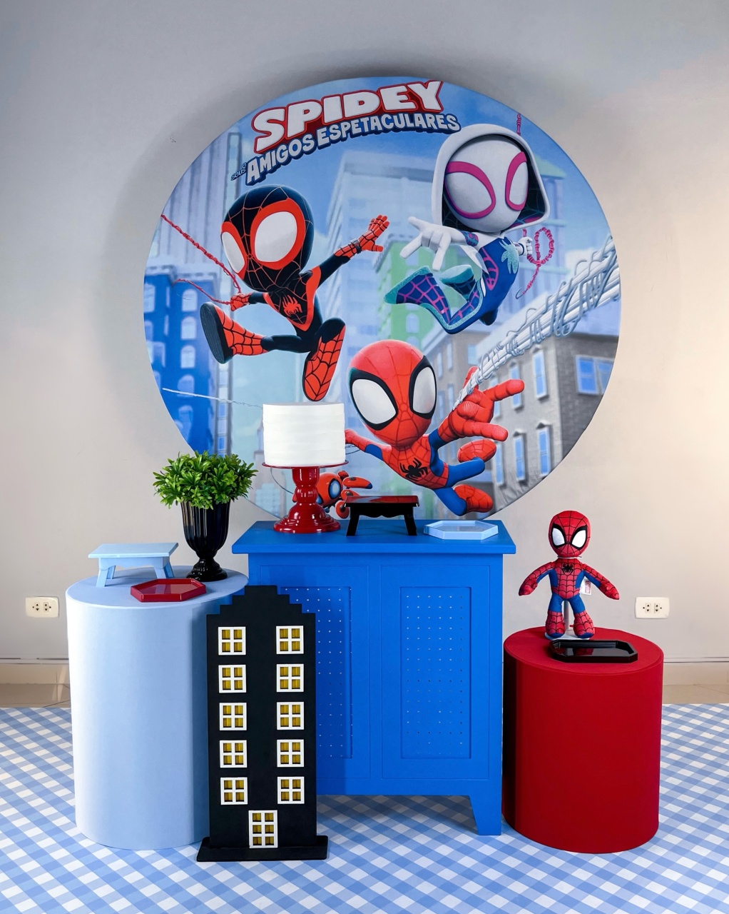 Kit Spidey - Prata - Bolando a Festa