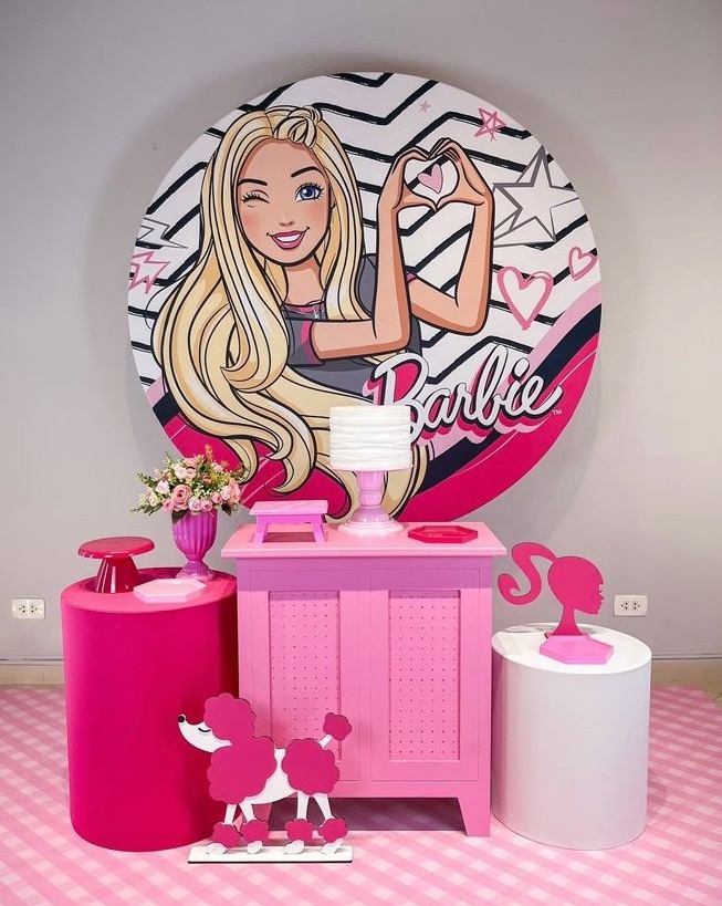 Kit Barbie - Prata - Bolando a Festa