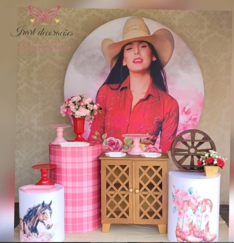 Kit 02 Ana Castela  - Irartdecorações Pegue & MONTE