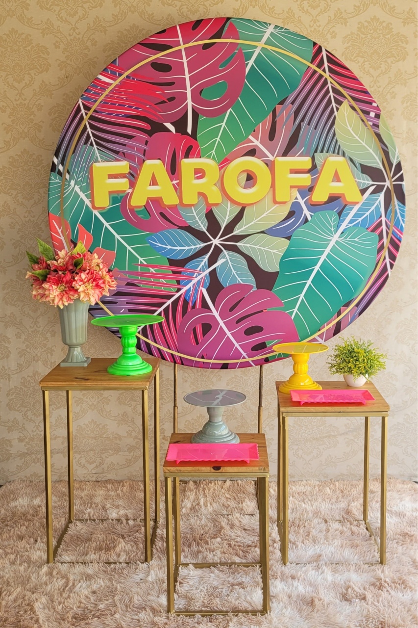 Kit Adulto  Festa da Farofa - Irartdecorações Pegue & MONTE